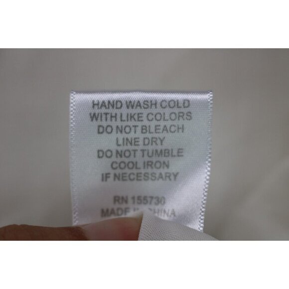 Rose & Olive Ivory Chiffon Sheer Lined Blouse-Size Large-Oversized - Picture 7 of 9